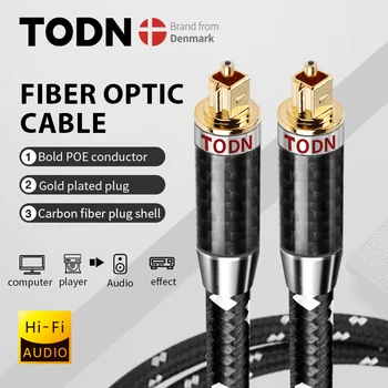 TODN Dijital Optik Ses Kablosu Toslink SPDIF optik fiber kablo Kablosu HıFı5. 1 7.1 Amplifikatörler Blu-ray Oynatıcı Xbox 360 Soundb
