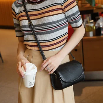 RanHuang Yeni Gelmesi 2022 kadın Küçük omuz çantaları Hakiki Deri moda postacı çantası Bayanlar Lüks Crossbody Çanta B173