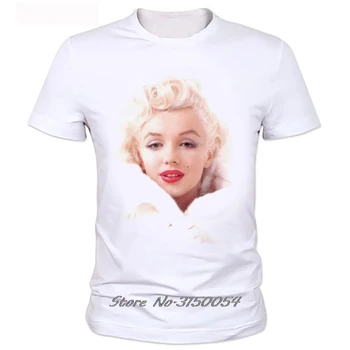 Marilyn Monroe T-shirt Seksi Yıldız Tasarım Tshirt Erkekler Kısa Kollu O-Boyun T Gömlek Yeni Moda Yaz Stil Marka Tees Harajuku