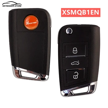 Yeni gelmesi Xhorse XSMQB1EN Akıllı Uzaktan Anahtar Fit VW MQB Flip 3 Düğmeler Yakınlık Araba anahtarı Editörü