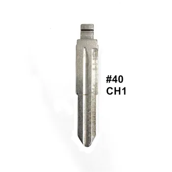 5 adet 2 İN 1 Lishi CH1 #40 Kazınmış Hat itmeli anahtar Ölçekli Kesme Diş Kesme Anahtar Boş Chevrolet Epica Captiva İçin