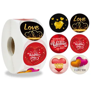 50-500 adet Aşk Kalp Etiketleri Çıkartmaları seni seviyorum sevgililer Günü Çıkartmaları Kalp Teşekkür Ederim Sızdırmazlık Etiketleri Doğum Günü Partisi Etiketi