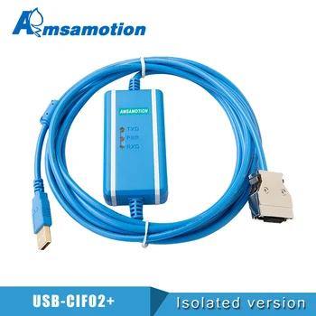 USB-CIF02 İndirme Kablosu İçin Uygun Omron CPM1A / 2A Serisi PLC Programlama Kablosu Yükseltilmiş CQM1-CIF02 USB Bağlantı Noktası