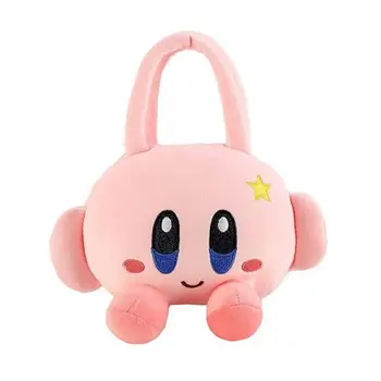 15 CM Sevimli Karikatür Oyunu Yıldız Kirby pelüş çanta Oyuncak Kirby El çantası Pembe Kirby Yumuşak Dolması Peluş Bebek Kız Çocuklar noel hediyesi