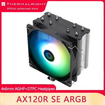 Thermalright AX120 R SE artı CPU soğutucu 4 ısı borusu kulesi 4pin PWM 120mm CPU soğutma için Intel115x 1700 2011 2066 AMD AM4