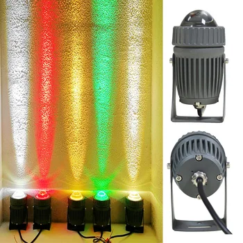 Renkli Led projektör Parlaklık Lamba Uzun Aydınlatma Duvarları Açık Su Geçirmez Ip65 Projektör 10w bahçe ledi Spot İşık Lambası 110v 220v