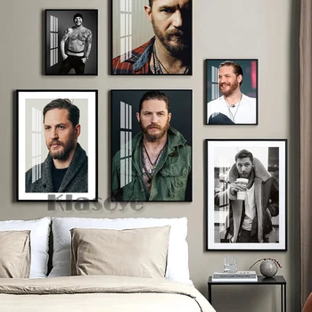 Tom Hardy Aktör Yıldız Sanat Baskılar Posteri Moda Dergisi Tuval Boyama duvar çıkartmaları Modern Oturma Odası Yatak Odası Ev Dekor Hediye