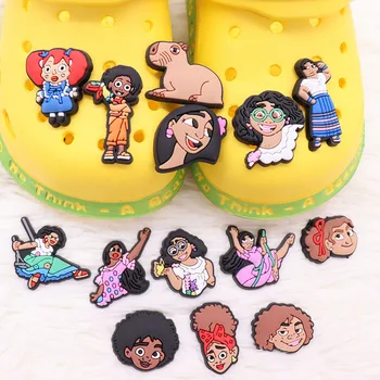 Yeni Varış 1 adet Ayakkabı Takılar Sevimli Komik Kız Aksesuarları PVC Çocuk ayakkabı tokası Fit Bilekliği doğum günü hediyesi