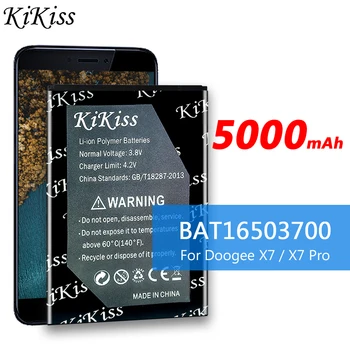 Doogee X7 X7 Pro Pil Pil Akümülatör BAT16503700 5000mAh Yüksek Kapasiteli Bateria Batterij Doogee X 7 X7Pro