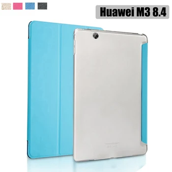 Huawei MediaPad için M3 8.4 2016 Tablet Kılıf PU Deri Kapak Için Huawei M3 8.4 
