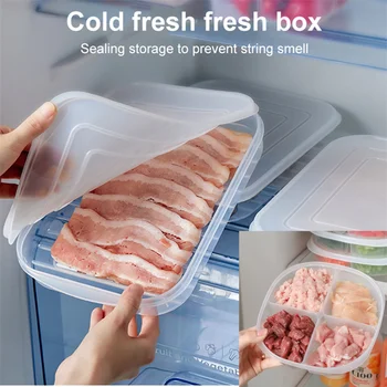 Buzdolabı Sebzelik Kutusu Et Sebze Deniz Ürünleri Saklama saklama kutusu Mutfak Gıda Dondurucu Sebzelik Kapaklı