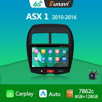 Eunavi 7862c Android otomobil radyosu Mitsubishi ASX İçin Peugeot 4008 Citroen C4 2010-2016 Araba Multimedya 4G Carplay 2 Din GPS