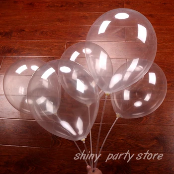 Boyutu 5-36 inç Şeffaf Balonlar Şeffaf Lateks Balonlar Helyum Globals Düğün Parti Malzemeleri Doğum Günü Dekor DIY Balon Dekor