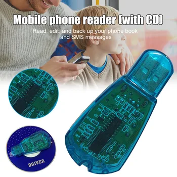 Okuyucu USB SIM kart okuyucu Sim Kart Yazıcı / Kopya / Cloner / Yedekleme GSM CDMA WCDMA Cep Telefonu DJA99