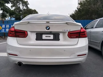 BMW 3 Serisi İçin kullanın F30 2013-2018 Yıl Spoiler Spor ABS Plastik Karbon Fiber Bak Arka Bagaj Kanat araç gövde Kiti Aksesuarları