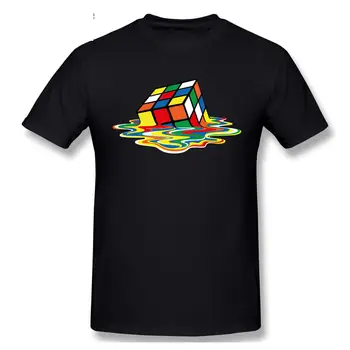 Sheldon Cooper Erime Rubik Küp kısa kollu t - shirt Casual Erkek Moda O-Boyun %100 % Pamuklu T-shirt Tee Üst