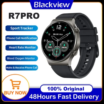 Blackview erkek Smartwatch R7PRO Bluetooth Çağrı Spor akıllı saat Kadın IP68 Su Geçirmez SpO2 Uyku Pedometre IOS Android için