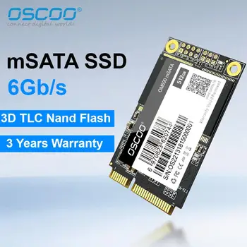OSCOO mSATA SSD katı hal diski mini SATAIII 128GB 256GB 512GB 1TB SSD sabit disk Dahili Katı Hal Sabit Disk Bilgisayar İçin