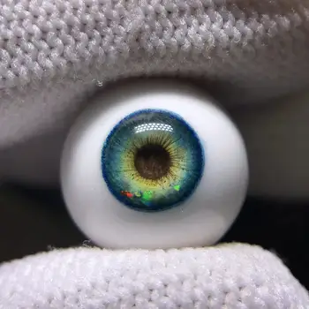 Yeni Bebek Gözler 10/12/14 / 16mm için 1/4 1/6 Bjd Bebek OB11 El Yapımı Alçı Göz Sarı Dayanıklı Dıy Elbise Kız Oyuncak Aksesuarları