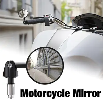 Motosiklet Retro Modifiye Gidon Ayna Tam Açı Katlanır Geri Gidon dikiz aynası Motosiklet Dekorasyon Malzemeleri