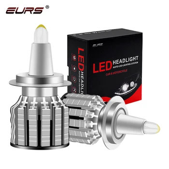EURS Süper Parlak H1 LED H7 LED 80 W Canbus Araba kafa lambası ampulleri H8 H9 H10 H11 9005 HB3 9006 HB4 9012 Otomatik Sis Lambası Araba ışık
