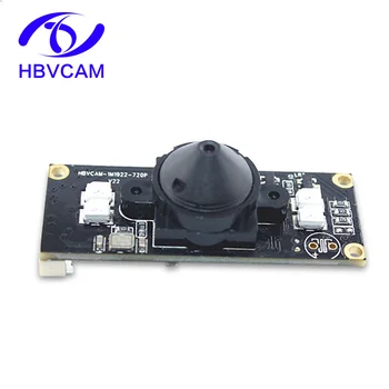 1MP HBVCAM 720 p Cmos OV9712 Sensörü MİNİ HD USB Kamera Lens Modülü İle Standart UVC Protokolü
