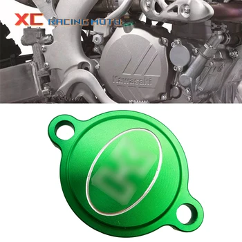Motosiklet Kütük yağ filtresi Kapağı Kapağı Kawasakı KX250F KXF250 KX 250F KXF 250 2005-2020 2006 2007 2008 2009 2010 2011 2012