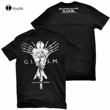 Yeni Gısm Kafatası Kanat T-Shirt Yeni Kayıtlar G. I. S. M Tee Tee Gömlek Pamuk T Gömlek Özel Aldult Genç Unisex Moda Komik Yeni Pamuk