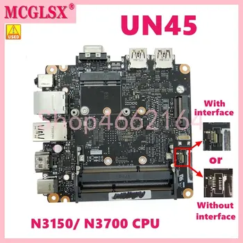 UN45 İle N3150 / N3700 CPU Anakart ASUS Vıvo Mını PC İçin UN45 UN45H-VM062M Mını HD bilgisayar anakartı Test TAMAM Kullanılan