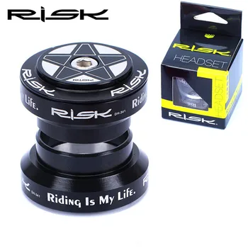 RISK Alüminyum 34mm Bisiklet Harici Kulaklık Siyah MTB Yol Bisikleti 28.6 mm (1 1/8