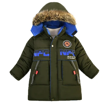 Erkek Kalın Ceketler 2021 Kış Erkek Bebek Ceket Kapşonlu Kabanlar Çocuk Giyim Moda Çocuklar Sıcak Palto Toddler Fermuarlı Ceket
