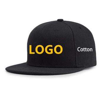 Toptan Özel Logo Boş Düğme Şapka Yetişkin Düz Renk Düz Ağız hip hop şapka Erkekler ve Kadınlar İçin