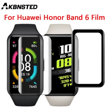2 adet 3D İzle Tam Ekran Koruyucu Film İçin Huawei Band 7/6/6 Pro Akıllı izle Kapsama TPU Yumuşak Film Onur Band 6 5 4