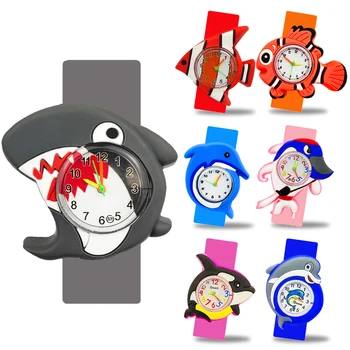 Birçok Çeşit Deniz Balık İzle Çocuk Bak Zaman Oyuncak Çocuklar kuvars saatler Bebek Spor Saati Çocuk Tokat İzle Çocuk noel hediyesi