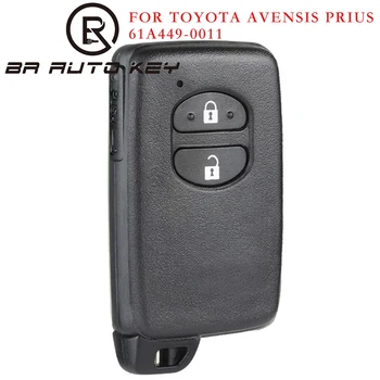Uzaktan Akıllı Yakınlık Anahtar fob Toyota Avensis Prius 2010-2015 için FSK 433MHZ ID4D Çip 2 Düğme 61A449-0011 F433 B74EA B75EA