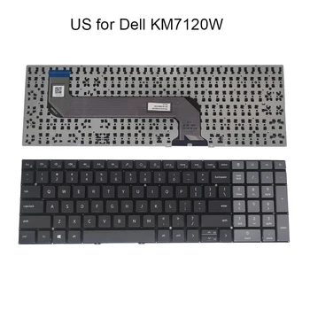 Almanca İngilizce yedek Klavyeler Dell Çok Aygıtlı Kablosuz Klavye KM7120W bilgisayar GR / GE ABD hiçbir çerçeve DLM19C13US-200