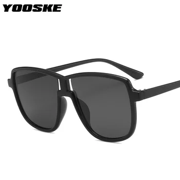 YOOSKE Siyah Boy Güneş Gözlüğü Erkekler Lüks Marka Tasarımcısı Hollow Lens güneş gözlüğü Kadın Klasik Sürüş Shades Bayanlar UV400