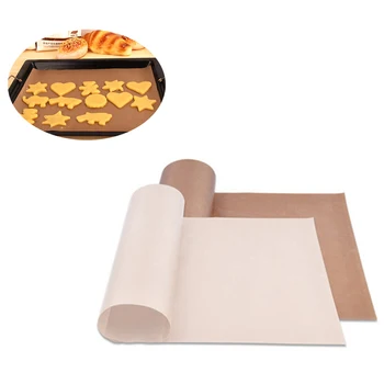 Yeni Kullanımlık Yapışmaz Pişirme Kağıdı Yüksek Sıcaklığa Dayanıklı Levha Fırın mikrodalga ızgara Pişirme Mat Pad Dropship